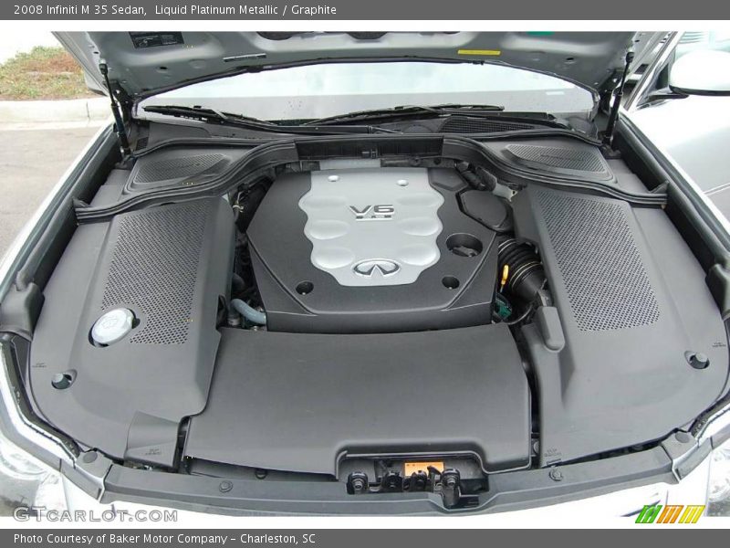 Liquid Platinum Metallic / Graphite 2008 Infiniti M 35 Sedan