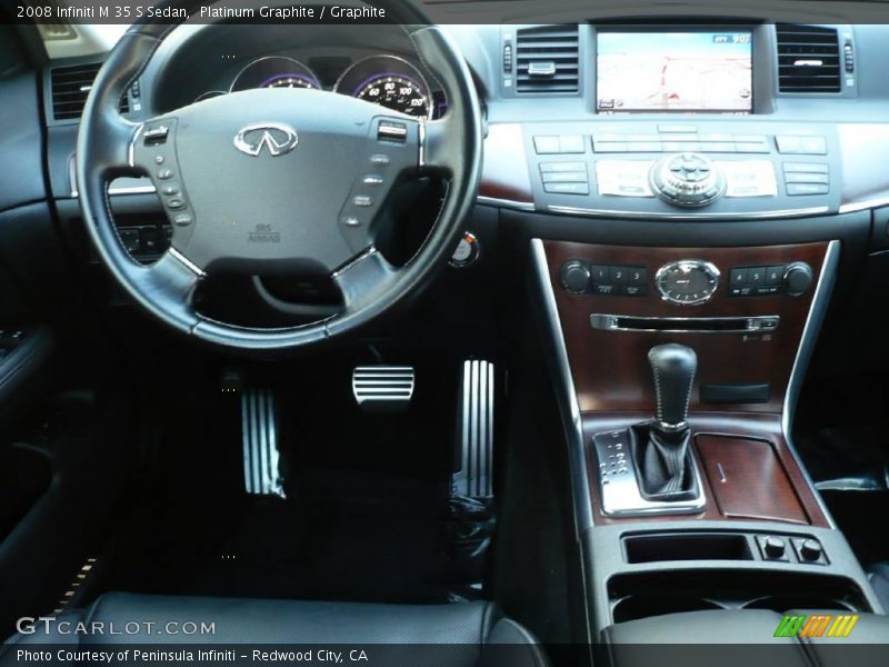 Platinum Graphite / Graphite 2008 Infiniti M 35 S Sedan
