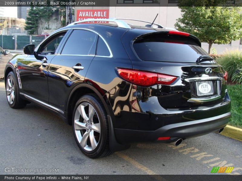 Black Obsidian / Graphite 2009 Infiniti FX 50 AWD