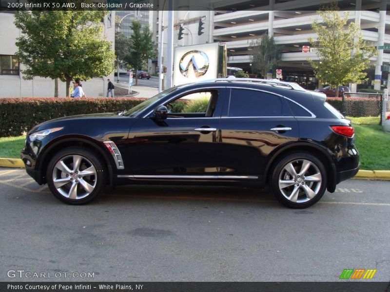 Black Obsidian / Graphite 2009 Infiniti FX 50 AWD