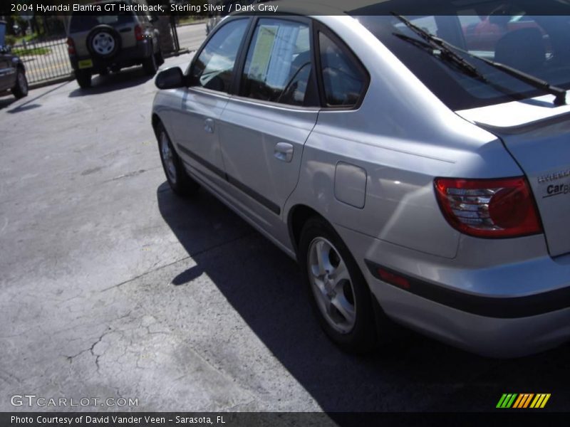 Sterling Silver / Dark Gray 2004 Hyundai Elantra GT Hatchback