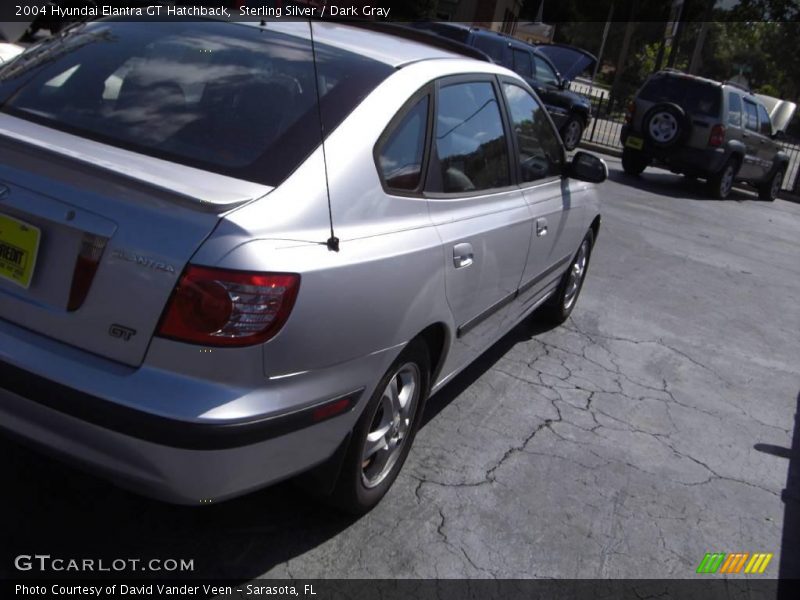 Sterling Silver / Dark Gray 2004 Hyundai Elantra GT Hatchback