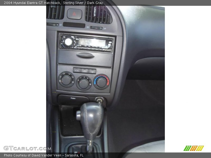 Sterling Silver / Dark Gray 2004 Hyundai Elantra GT Hatchback