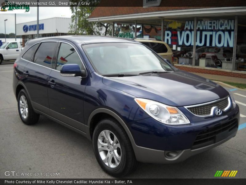Deep Blue / Gray 2007 Hyundai Veracruz GLS