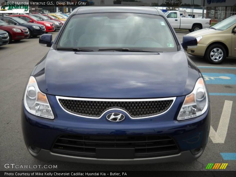 Deep Blue / Gray 2007 Hyundai Veracruz GLS