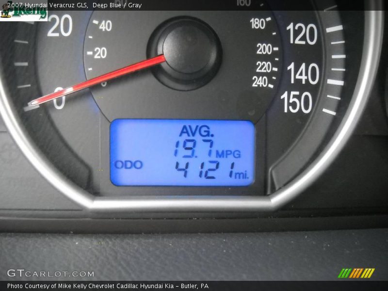 Deep Blue / Gray 2007 Hyundai Veracruz GLS
