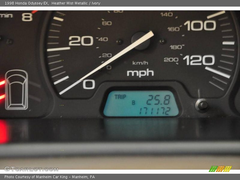 Heather Mist Metallic / Ivory 1998 Honda Odyssey EX