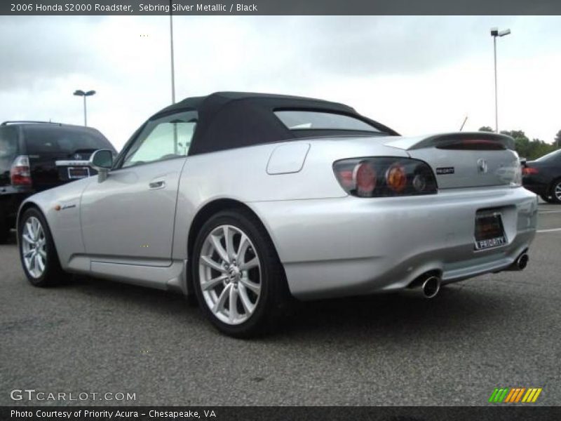 Sebring Silver Metallic / Black 2006 Honda S2000 Roadster