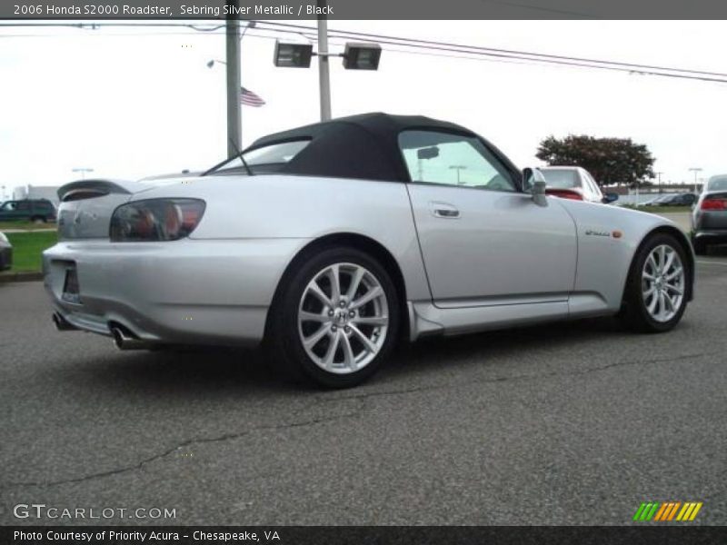 Sebring Silver Metallic / Black 2006 Honda S2000 Roadster