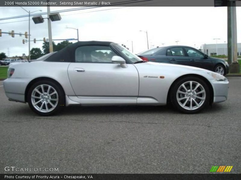 Sebring Silver Metallic / Black 2006 Honda S2000 Roadster