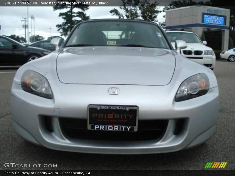 Sebring Silver Metallic / Black 2006 Honda S2000 Roadster