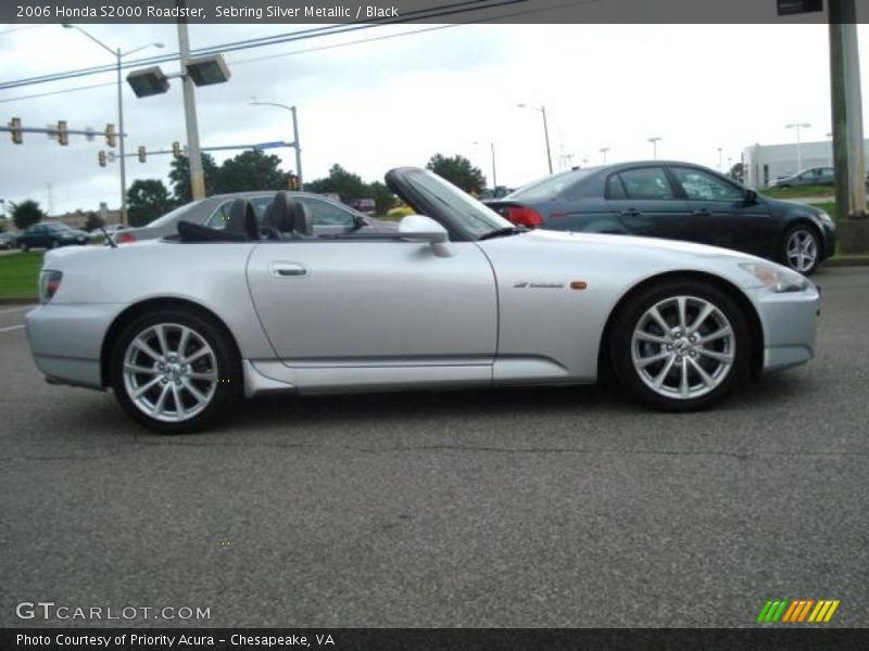 Sebring Silver Metallic / Black 2006 Honda S2000 Roadster