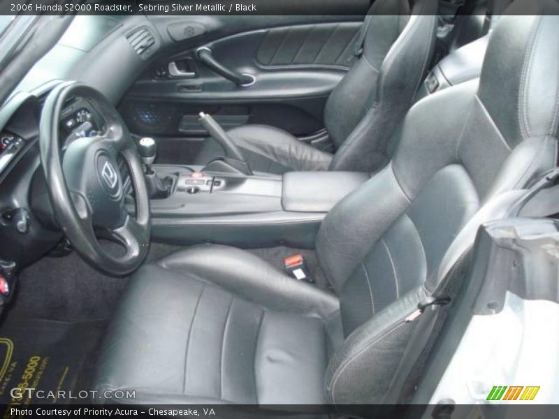 Sebring Silver Metallic / Black 2006 Honda S2000 Roadster