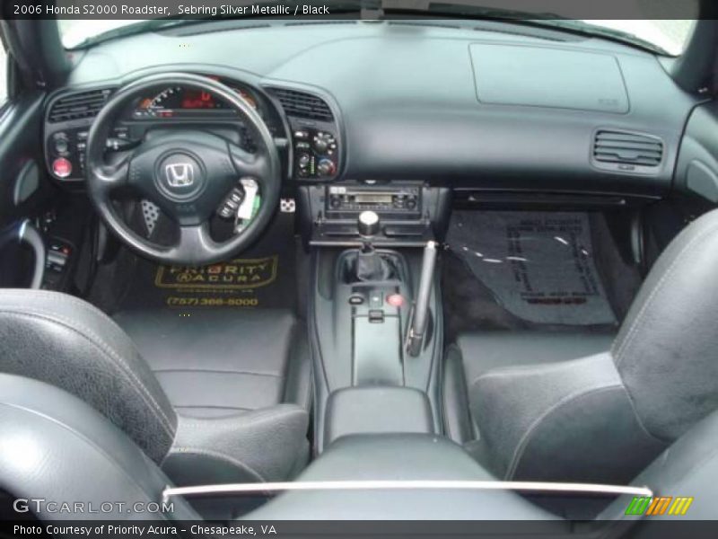 Sebring Silver Metallic / Black 2006 Honda S2000 Roadster