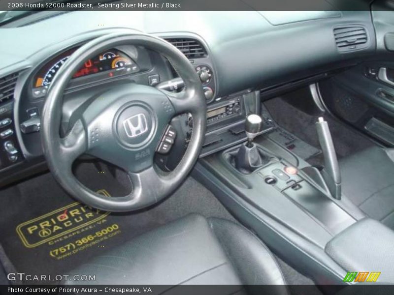 Sebring Silver Metallic / Black 2006 Honda S2000 Roadster