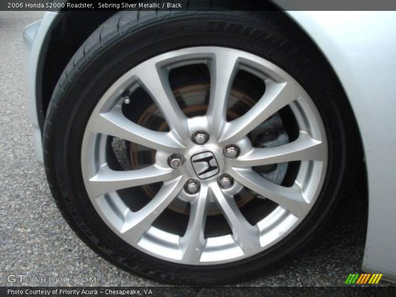 Sebring Silver Metallic / Black 2006 Honda S2000 Roadster