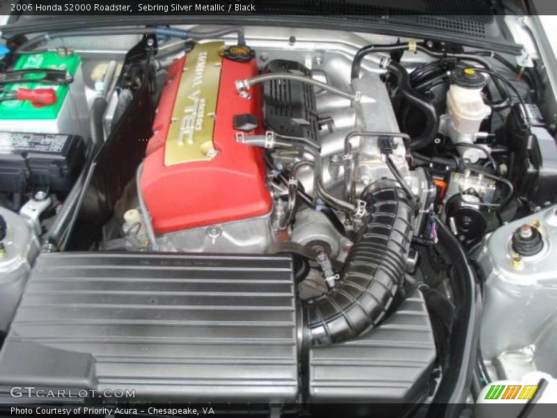 Sebring Silver Metallic / Black 2006 Honda S2000 Roadster