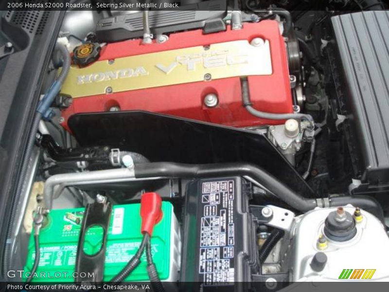 Sebring Silver Metallic / Black 2006 Honda S2000 Roadster