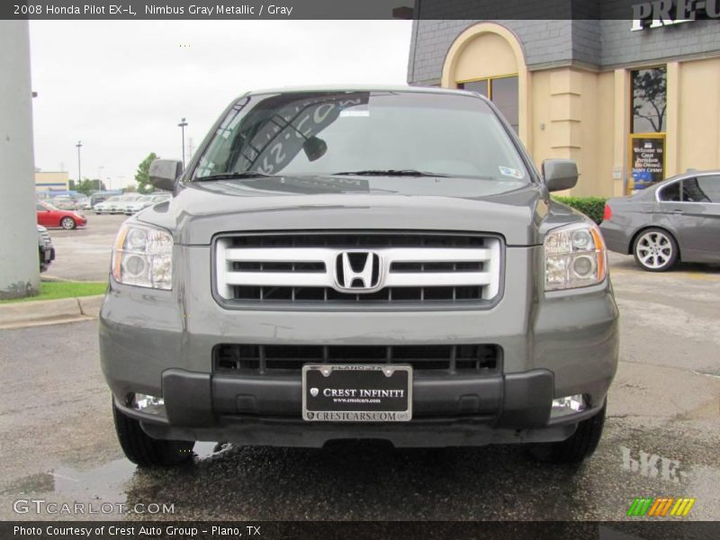 Nimbus Gray Metallic / Gray 2008 Honda Pilot EX-L