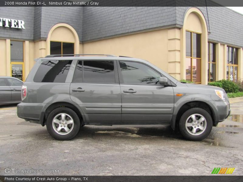 Nimbus Gray Metallic / Gray 2008 Honda Pilot EX-L