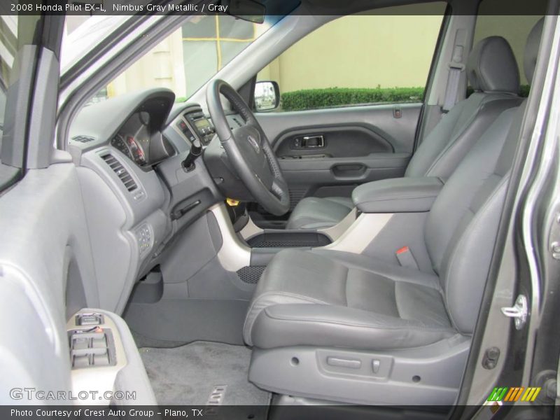 Nimbus Gray Metallic / Gray 2008 Honda Pilot EX-L
