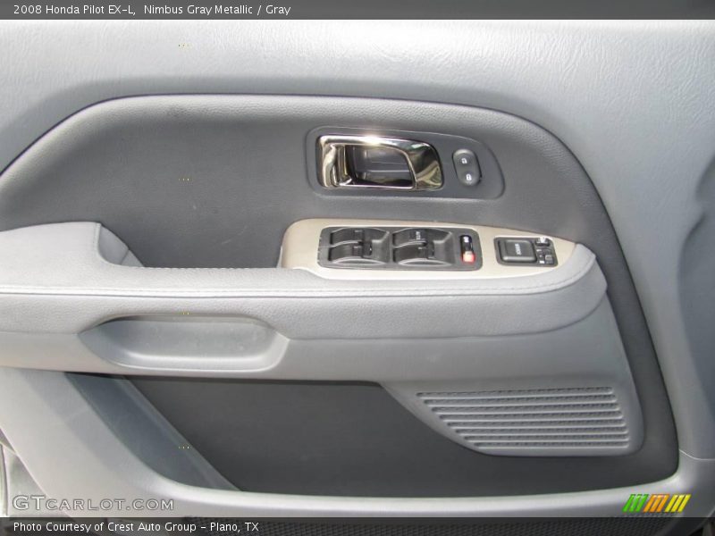 Nimbus Gray Metallic / Gray 2008 Honda Pilot EX-L
