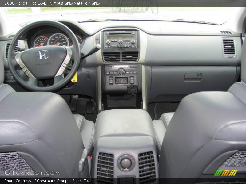 Nimbus Gray Metallic / Gray 2008 Honda Pilot EX-L