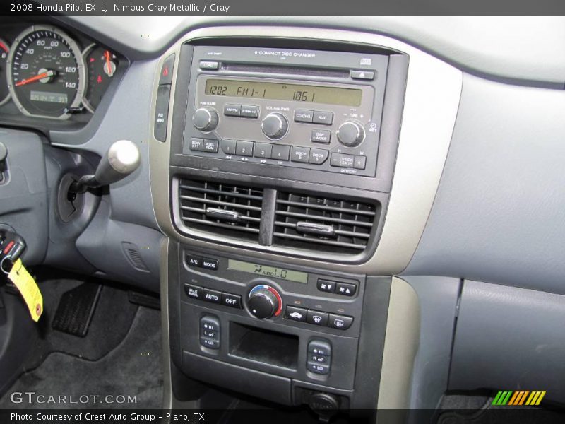 Nimbus Gray Metallic / Gray 2008 Honda Pilot EX-L