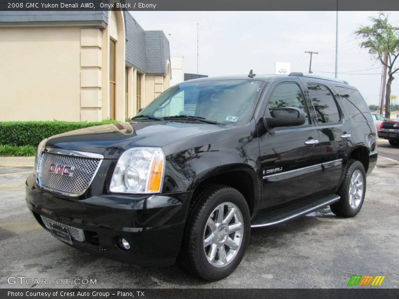 Onyx Black / Ebony 2008 GMC Yukon Denali AWD