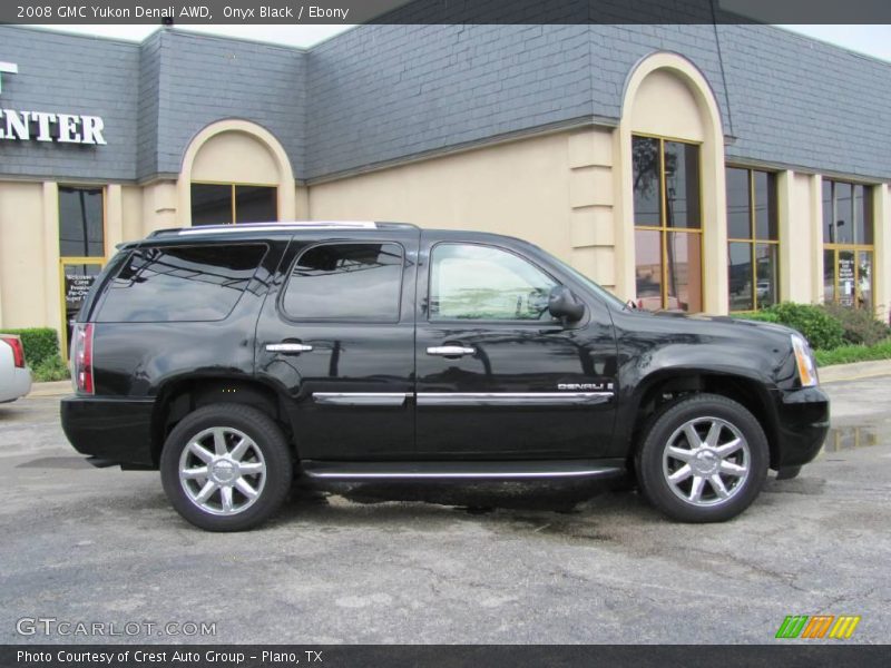 Onyx Black / Ebony 2008 GMC Yukon Denali AWD