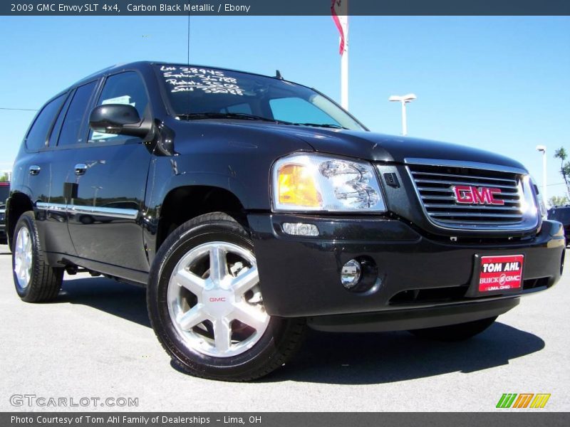 Carbon Black Metallic / Ebony 2009 GMC Envoy SLT 4x4