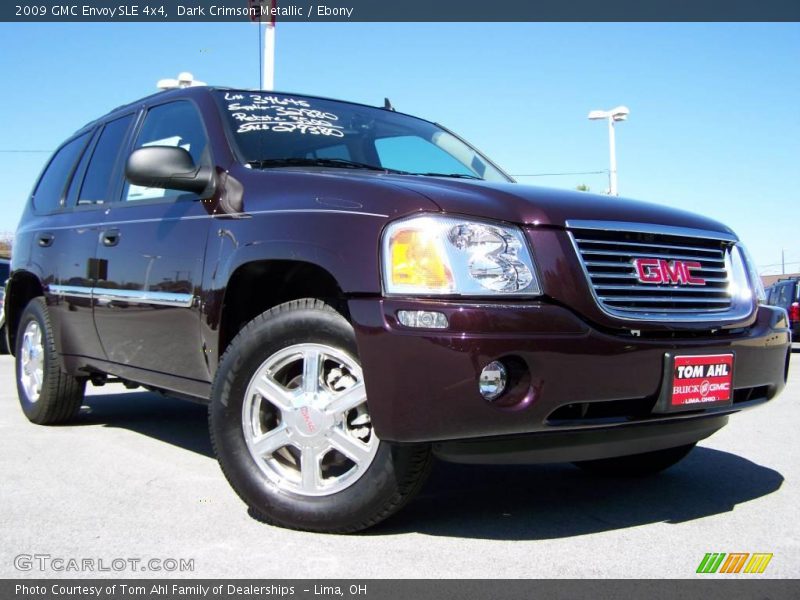 Dark Crimson Metallic / Ebony 2009 GMC Envoy SLE 4x4