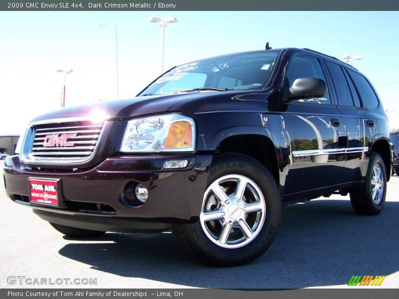 Dark Crimson Metallic / Ebony 2009 GMC Envoy SLE 4x4