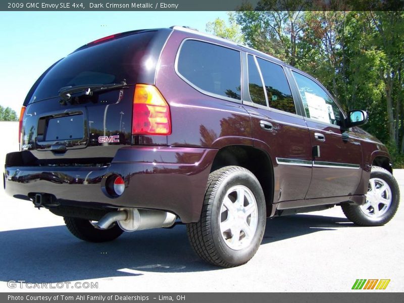 Dark Crimson Metallic / Ebony 2009 GMC Envoy SLE 4x4