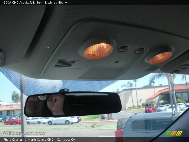 Summit White / Ebony 2009 GMC Acadia SLE
