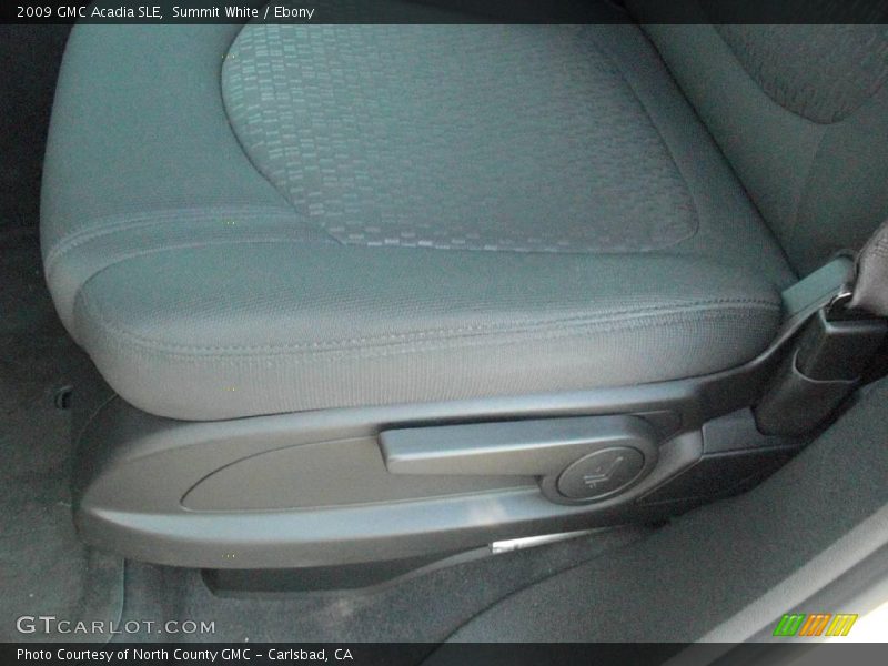 Summit White / Ebony 2009 GMC Acadia SLE