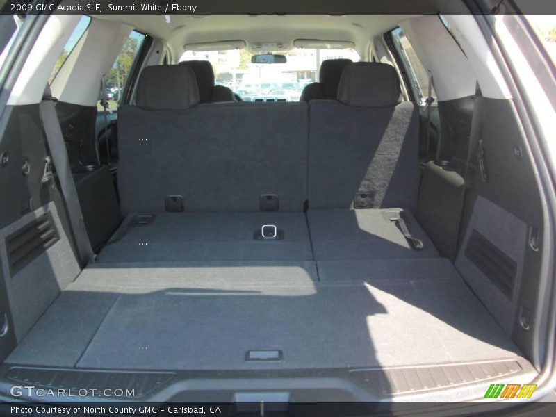 Summit White / Ebony 2009 GMC Acadia SLE