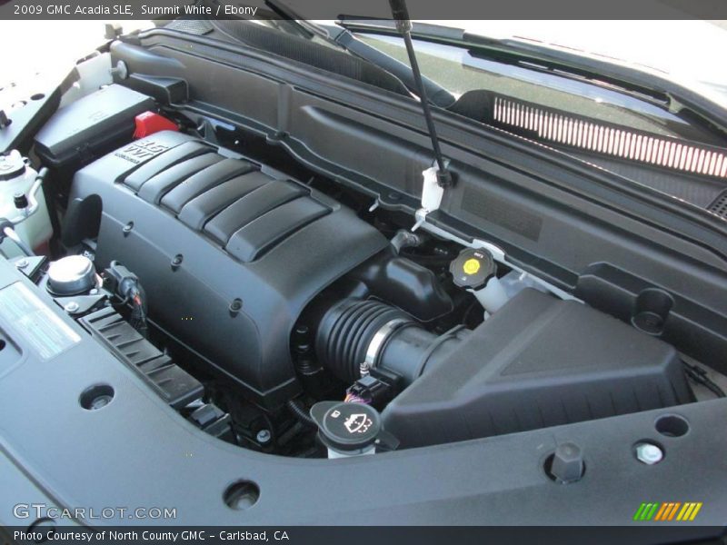 Summit White / Ebony 2009 GMC Acadia SLE
