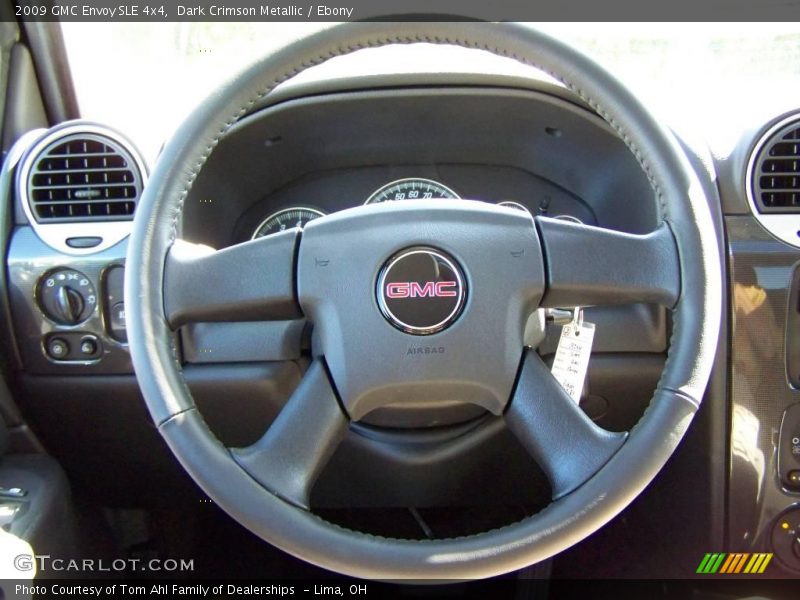Dark Crimson Metallic / Ebony 2009 GMC Envoy SLE 4x4