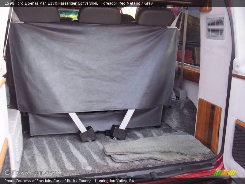 Toreador Red Metallic / Grey 1998 Ford E Series Van E150 Passenger Conversion