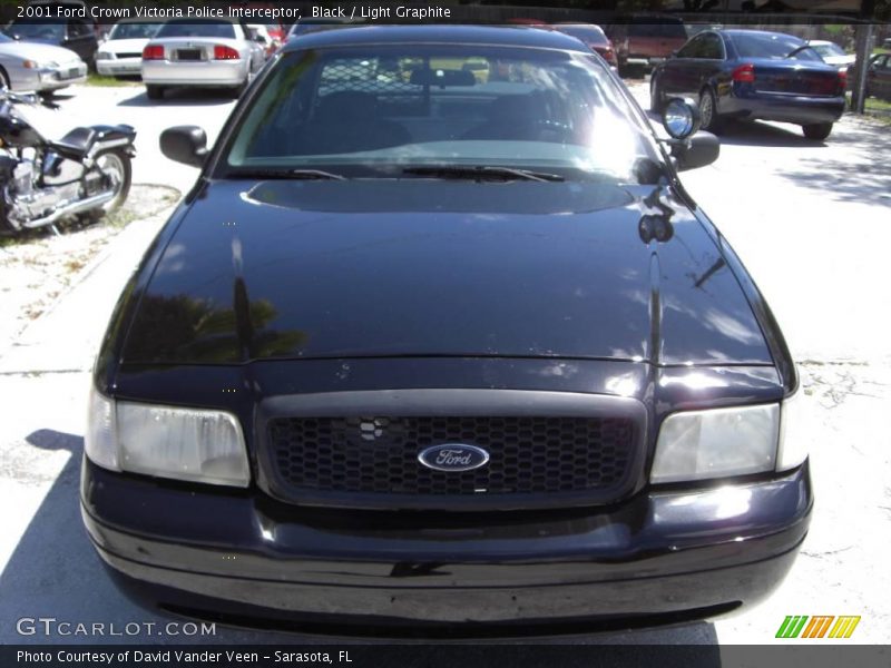 Black / Light Graphite 2001 Ford Crown Victoria Police Interceptor