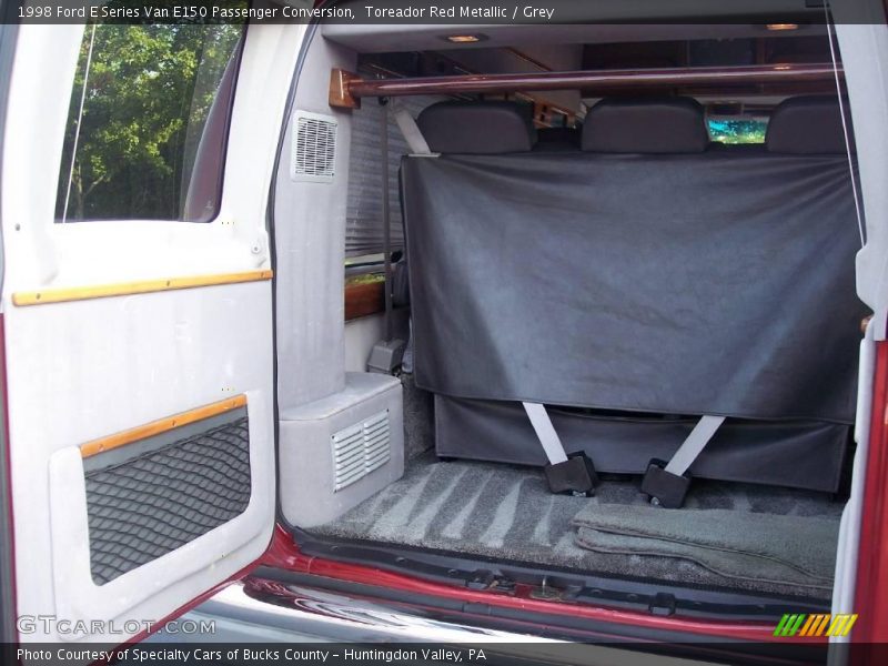 Toreador Red Metallic / Grey 1998 Ford E Series Van E150 Passenger Conversion
