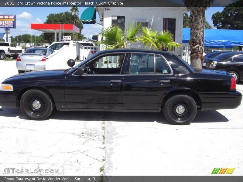 Black / Light Graphite 2001 Ford Crown Victoria Police Interceptor