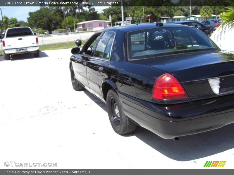 Black / Light Graphite 2001 Ford Crown Victoria Police Interceptor