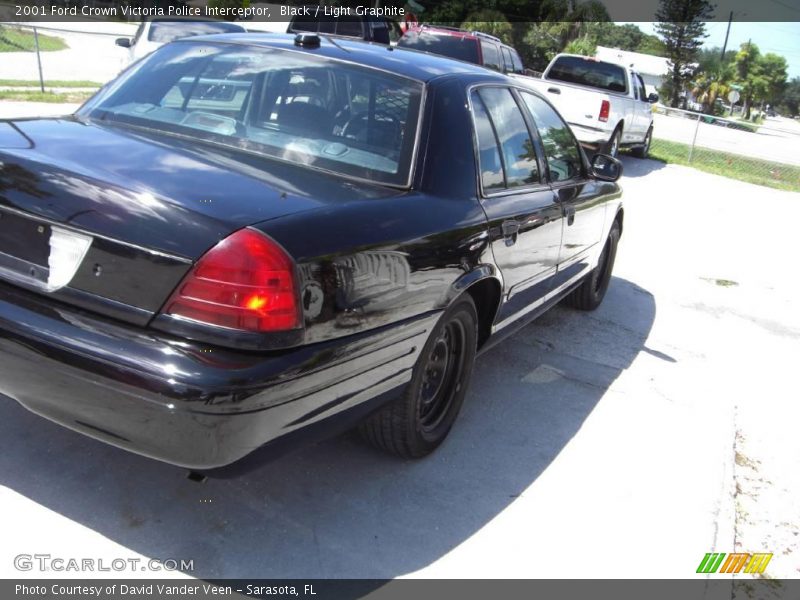 Black / Light Graphite 2001 Ford Crown Victoria Police Interceptor