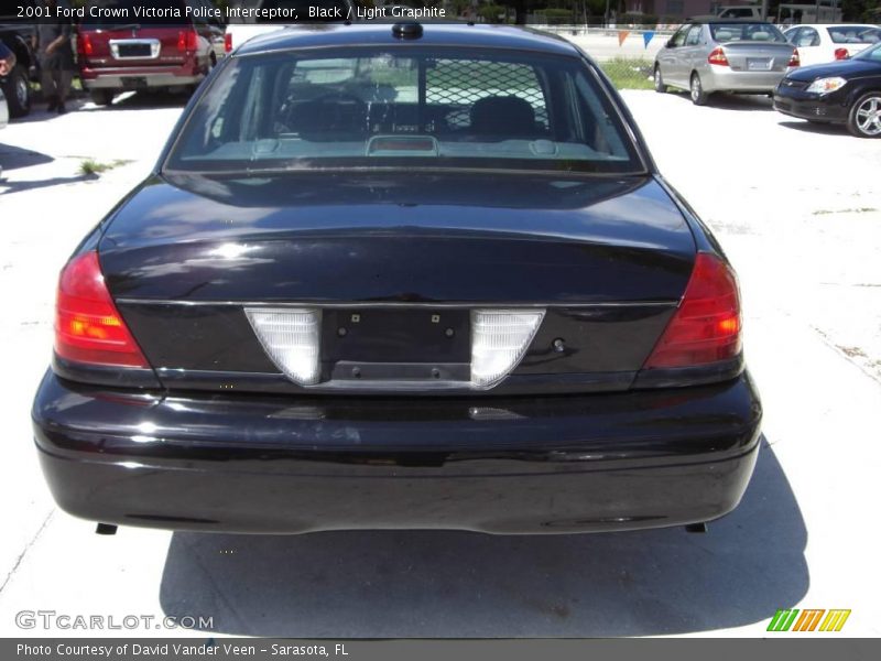 Black / Light Graphite 2001 Ford Crown Victoria Police Interceptor