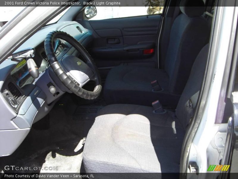 Black / Light Graphite 2001 Ford Crown Victoria Police Interceptor