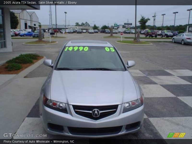Satin Silver Metallic / Ebony 2005 Acura TSX Sedan