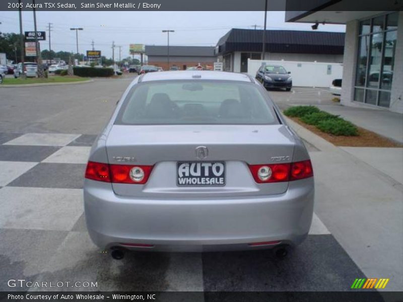 Satin Silver Metallic / Ebony 2005 Acura TSX Sedan