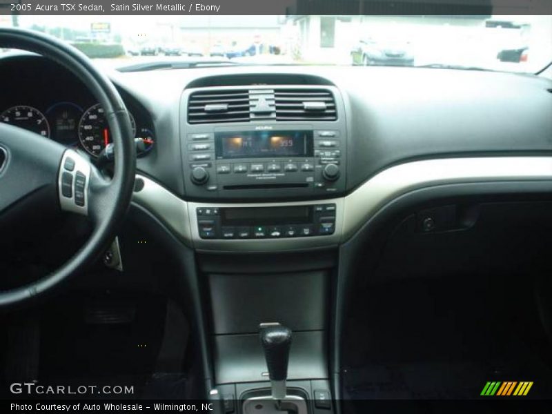 Satin Silver Metallic / Ebony 2005 Acura TSX Sedan